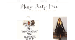 Desktop Screenshot of messydirtyhair.com